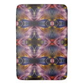 Silky repetitie in zwart-wit en woedend heeft de badmat (Voorkant Verticaal)