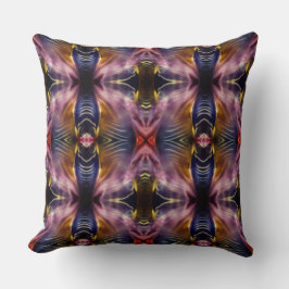 Silky repetitie in zwart-wit opgepompt kussen