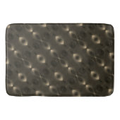 Silky repetition of oval 'infinite symbol', sepia badmat (Voorkant)