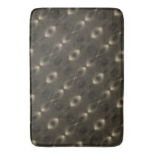 Silky repetition of oval 'infinite symbol', sepia badmat (Voorkant Verticaal)