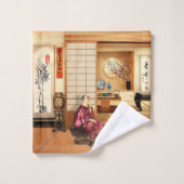 Silky Rice Powder Bad Handdoek (Wasdoekje)