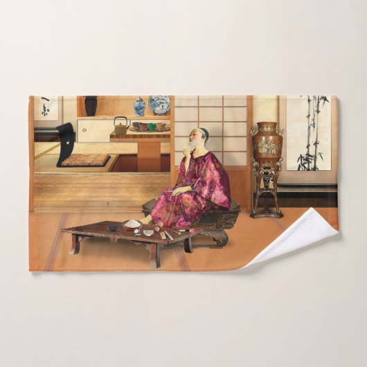 Silky Rice Powder Bad Handdoek (Handdoek)