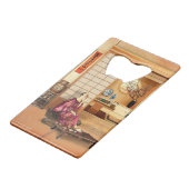 Silky Rice Powder Creditkaart Flessenopener (Achterkant Gekanteld)