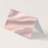 Silky Roos Gold Trendy Elegant Modern Visitekaartje (Achterkant)