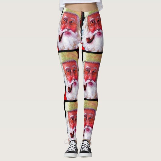 Silky Santa Leggings (Voorkant)