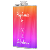 Silky Satin Shiny 50 & Fabulous Roze Paarse Ombre Heupfles (Links)