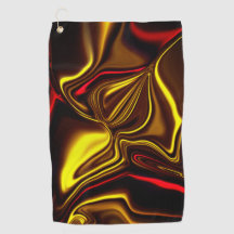 Silky strokken in rood en goud met donkere delen