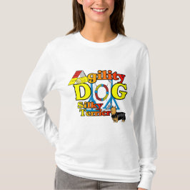 Silky_Terrier_Agility Gifts T-shirt