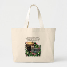 Silky Terrier Art Gifts Grote Tote Bag