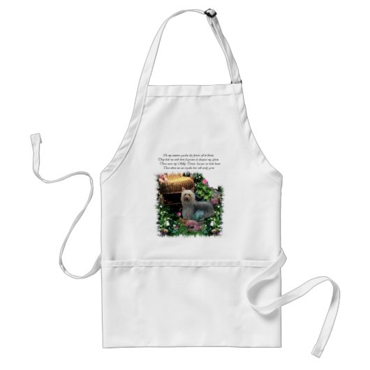 Silky Terrier Art Gifts Standaard Schort (Voorkant)