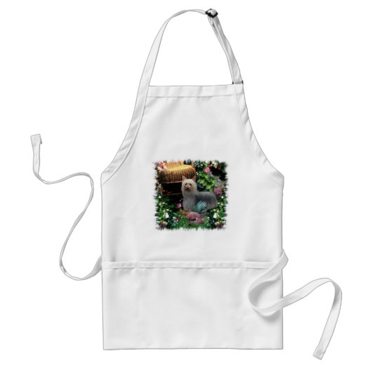 Silky Terrier Art Gifts Standaard Schort (Voorkant)