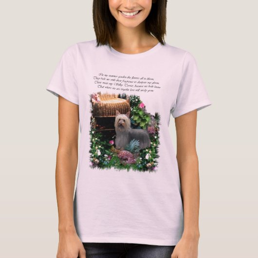 Silky Terrier Art Gifts T-shirt (Voorkant)