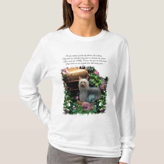 Silky Terrier Art Gifts T-shirt (Voorkant)