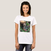 Silky Terrier Art Gifts T-shirt (Voorkant volledig)