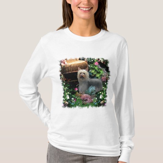 Silky Terrier Art Gifts T-shirt (Voorkant)