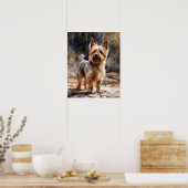 Silky Terrier Dog Art Print Poster (Keuken)