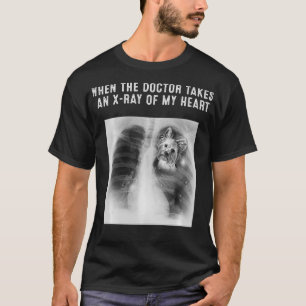 SILKY TERRIER Dog Doctor neemt een XRay van mijn h T-shirt