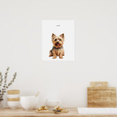 Silky Terrier gepersonaliseerde print (Keuken)