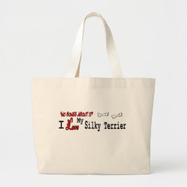 Silky Terrier Gifts Grote Tote Bag