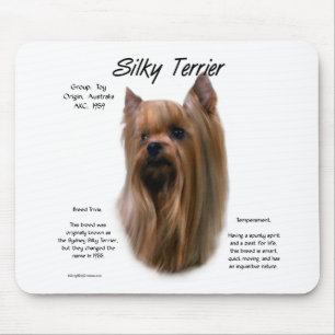 Silky Terrier History-ontwerp Muismat