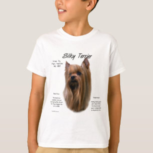 Silky Terrier History-ontwerp T-shirt