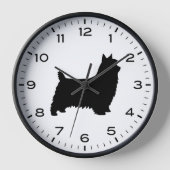 Silky Terrier Hondenras Silhouette (Voorkant)