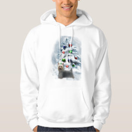 Silky Terrier-kerstcadeaus Hoodie