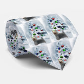 Silky Terrier-kerstcadeaus Stropdas (Opgerold)