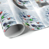 Silky Terrier Kerstmis Cadeaupapier (Rol Hoek)