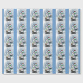 Silky Terrier Kerstmis Cadeaupapier (Vlak)