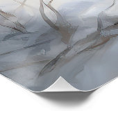 Silky Terrier Laat het sneeuwen Kerstmis Perfect Poster (Hoek)