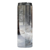 Silky Terrier Laat het sneeuwen Kerstmis Thermosbeker (Achterkant)