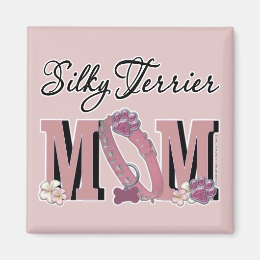 Silky Terrier MOM Magneet (Voorkant)