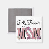 Silky Terrier MOM Magneet (Voorkant / Achterkant)