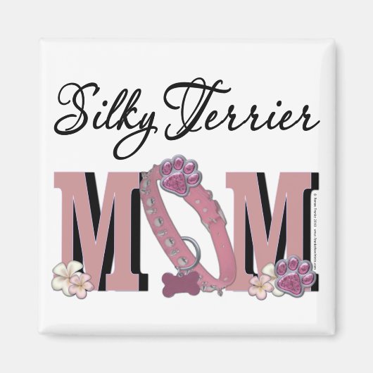 Silky Terrier MOM Magneet (Voorkant)