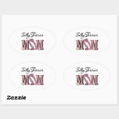 Silky Terrier MOM Ovale Sticker (Vel)