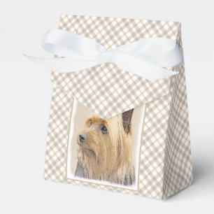 Silky Terrier Painting - Cute Original Dog Art Bedankdoosjes