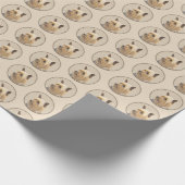 Silky Terrier Painting - Cute Original Dog Art Cadeaupapier (Hoek)