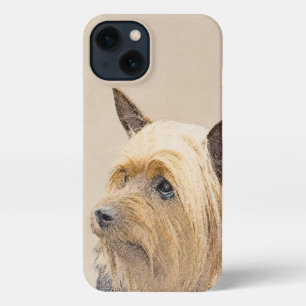 Silky Terrier Painting - Cute Original Dog Art iPhone 13 Hoesje