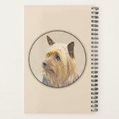 Silky Terrier Painting - Cute Original Dog Art Planner (Achterkant)