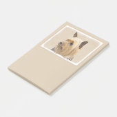 Silky Terrier Painting - Cute Original Dog Art Post-it® Notes (Schuin)