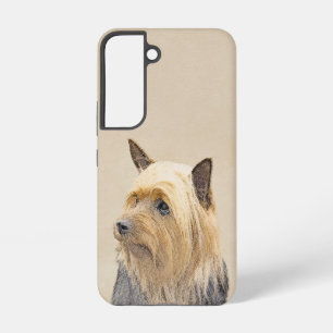 Silky Terrier Painting - Cute Original Dog Art Samsung Galaxy Hoesje