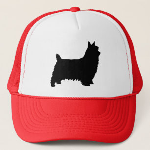 Silky Terrier Silhouette Trucker Pet