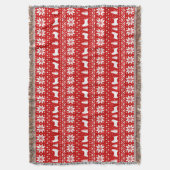 Silky Terrier Silhouetten kerstpatroon Schattige Deken (Voorkant Verticaal)