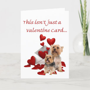 Silky Terrier Wees onze Valentijn Feestdagen Kaart