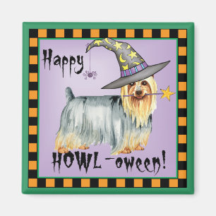 Silky Terrier Witch Magneet