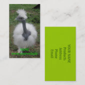 Silky Turken Girl Visitekaartje (Voorkant / Achterkant)