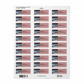 Silky Water 2-adreslabel Etiket (Full Sheet)