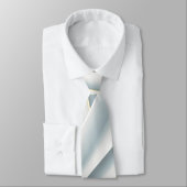 Silky White and Gold Elegant Classic Men’s Necktie Stropdas (Gebonden)