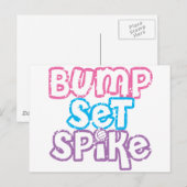 Silla Volleyball Briefkaart (Voorkant / Achterkant)